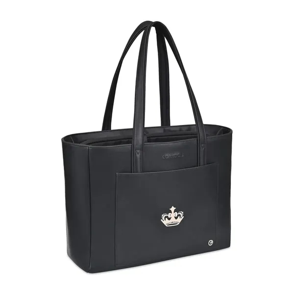Tote bag made with vegan leather and nylon accents.... from ASI 56070 Gemline / Gemline®