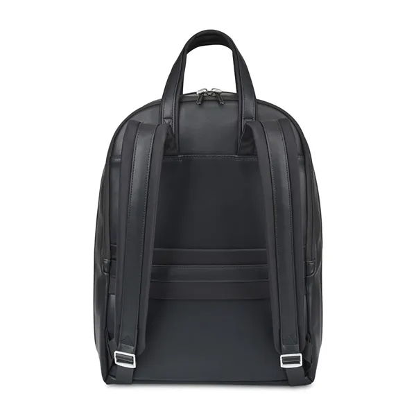 Commuter backpack made with soft vegan leather and nylon accents.... from ASI 56070 Gemline / Gemline®