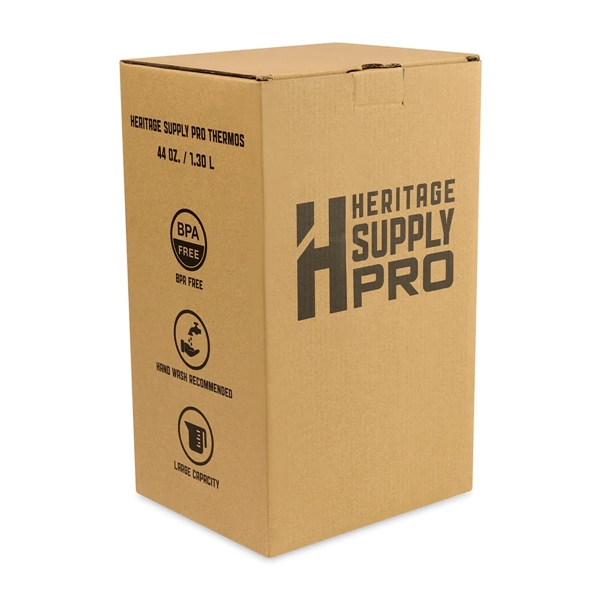 44 oz. double wall, vacuum insulated stainless steel bottle with matte... from ASI 56070 Gemline / Gemline®