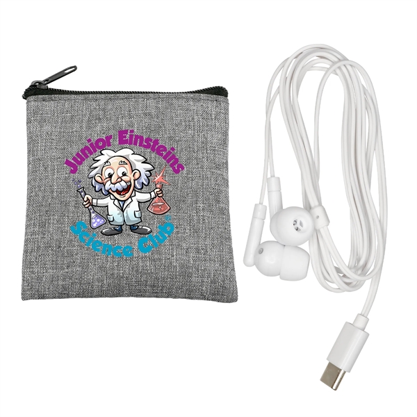 Recycled Type C Earbud Set... from ASI 30208 A P Specialties / AP Specialties