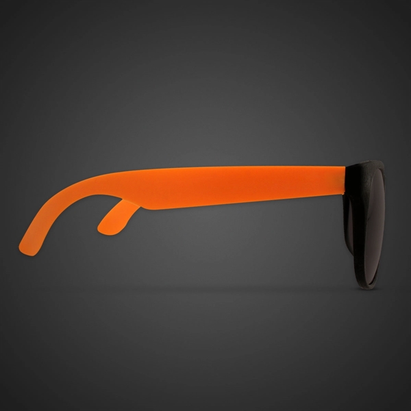 Neon green plastic billboard sunglasses with rainbow lenses.... from ASI 42016 Brighter Promotions Inc / Chemical Light™