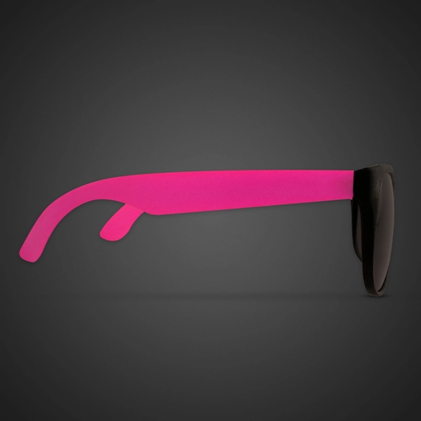 Neon green plastic billboard sunglasses with rainbow lenses.... from ASI 42016 Brighter Promotions Inc / Chemical Light™