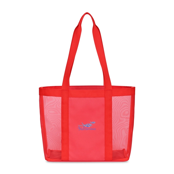 18" x 12" mesh tote bag with 27" shoulder straps and... from ASI 56070 Gemline / Gemline®