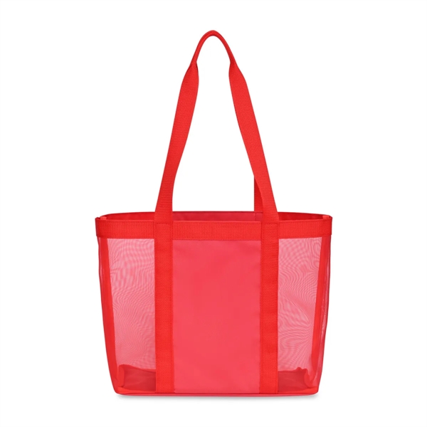 18" x 12" mesh tote bag with 27" shoulder straps and... from ASI 56070 Gemline / Gemline®