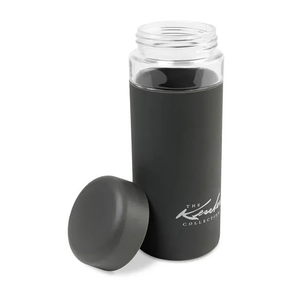 16 oz. glass bottle with silicone sleeve and twist-off cap.... from ASI 56070 Gemline / Gemline®