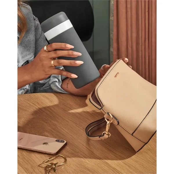 16 oz. glass bottle with silicone sleeve and twist-off cap.... from ASI 56070 Gemline / Gemline®