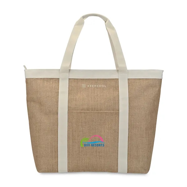 Cooler bag made of jute fiber.... from ASI 56070 Gemline / Gemline®