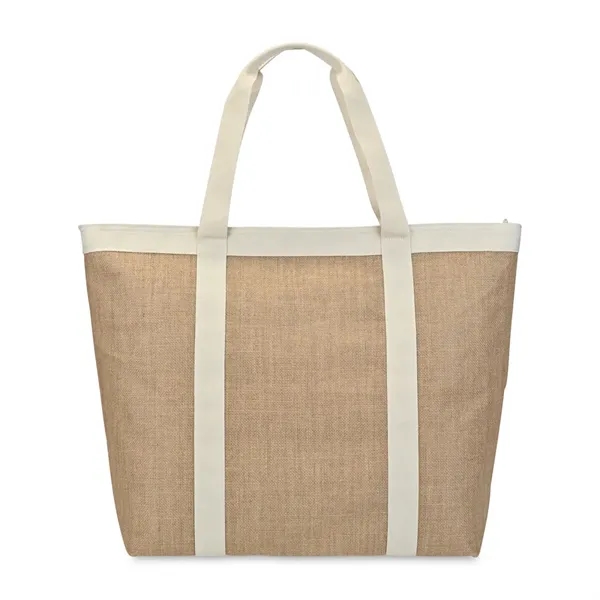 Cooler bag made of jute fiber.... from ASI 56070 Gemline / Gemline®