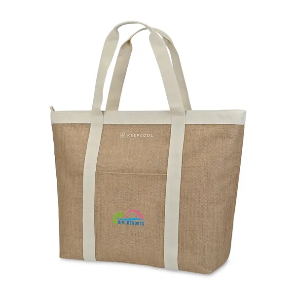 Cooler bag made of jute fiber.... from ASI 56070 Gemline / Gemline®
