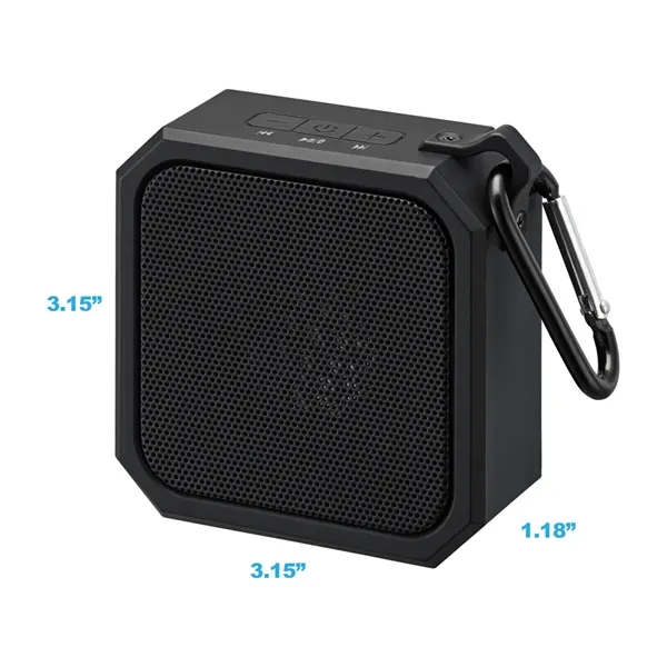 Wireless Bluetooth speaker with built-in rechargeable batter and detachable carabiner.... from ASI 56070 Gemline / Gemline®