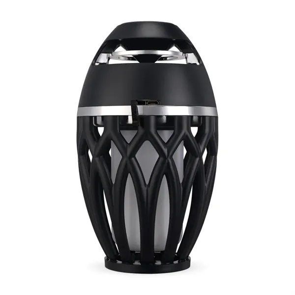 Wireless Bluetooth speakers with tiki-torch shape and LED flame effects.... from ASI 56070 Gemline / Gemline®