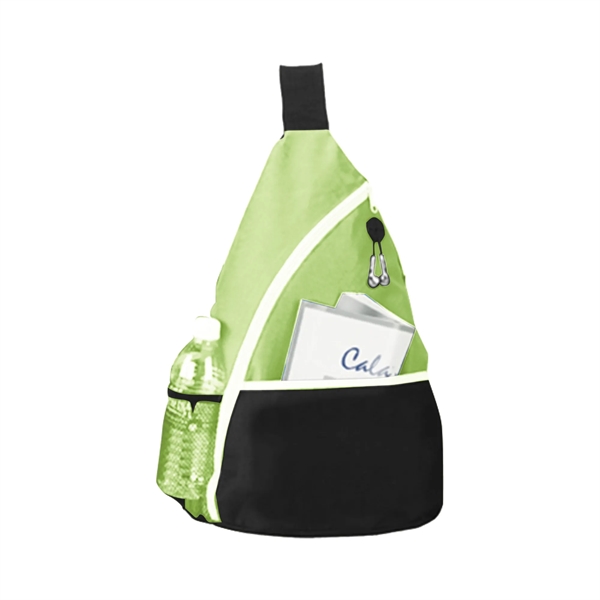 Agronomical sling side messenger bag. This convenient bag has open front... from ASI 74741 NVS Promo Designs, Inc.