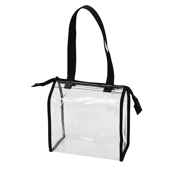 Clear zippered tote bag with 20" carry handles.... from ASI 74741 NVS Promo Designs, Inc.