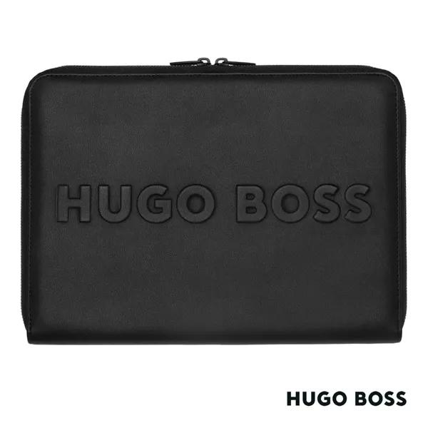 The Hugo Boss® Label A4 Conference Zip Folder draws on a... from ASI 84592 St Regis Group