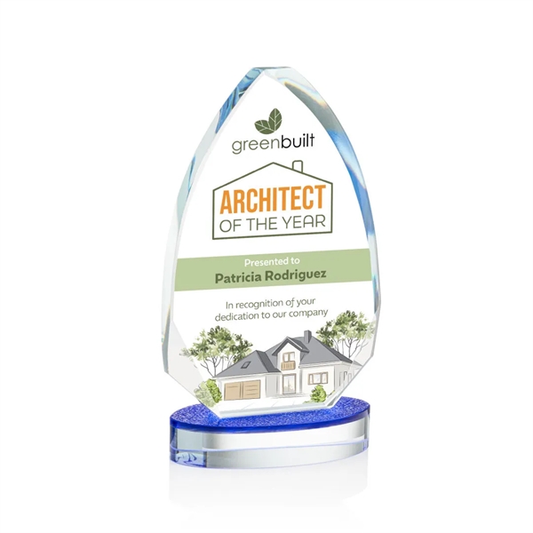 The Stanmore VividPrint™ Award features arrowhead-shaped Starfire Crystal with beveled edges,... from ASI 84592 St Regis Group / St Regis