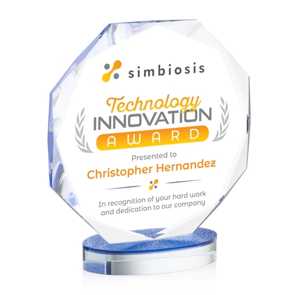 The Romsley VividPrint™ Award features a classic octagon shape and is... from ASI 84592 St Regis Group / St Regis