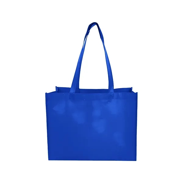 Solid color, reusable open shopping tote is great for your everyday... from ASI 74741 NVS Promo Designs, Inc.