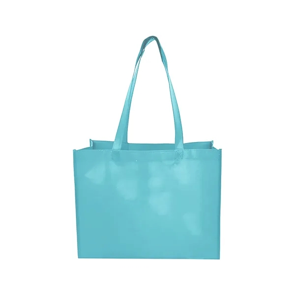 Solid color, reusable open shopping tote is great for your everyday... from ASI 74741 NVS Promo Designs, Inc.