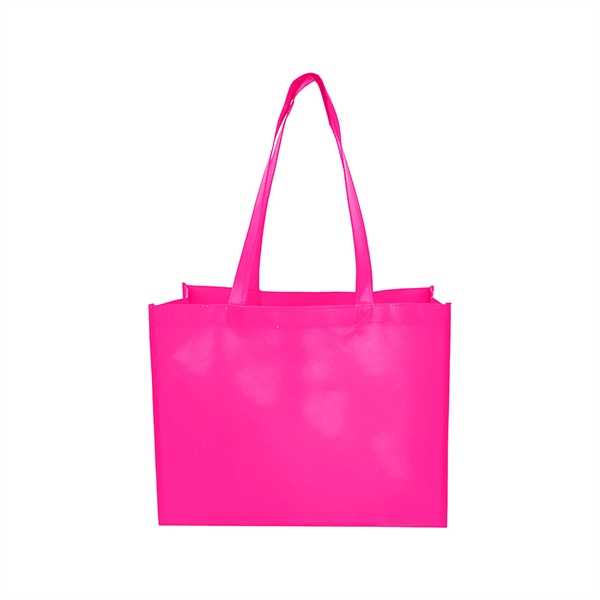 Solid color, reusable open shopping tote is great for your everyday... from ASI 74741 NVS Promo Designs, Inc.