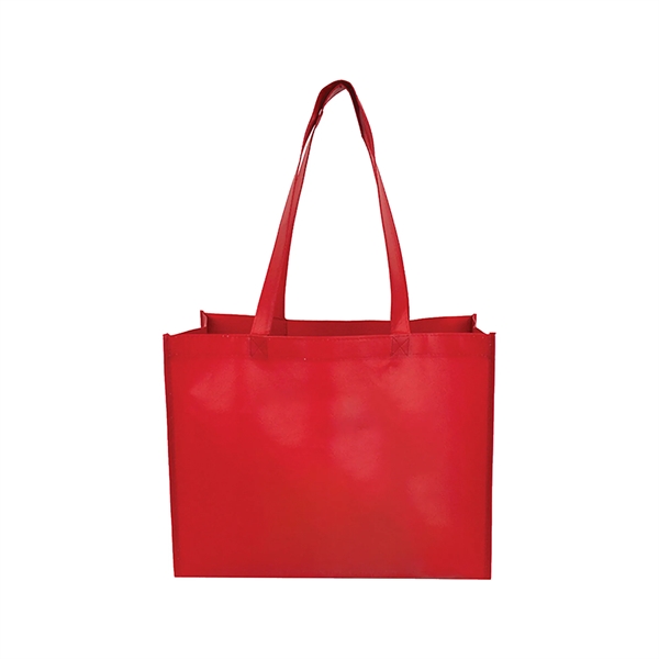 Solid color, reusable open shopping tote is great for your everyday... from ASI 74741 NVS Promo Designs, Inc.