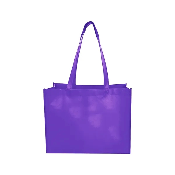 Solid color, reusable open shopping tote is great for your everyday... from ASI 74741 NVS Promo Designs, Inc.
