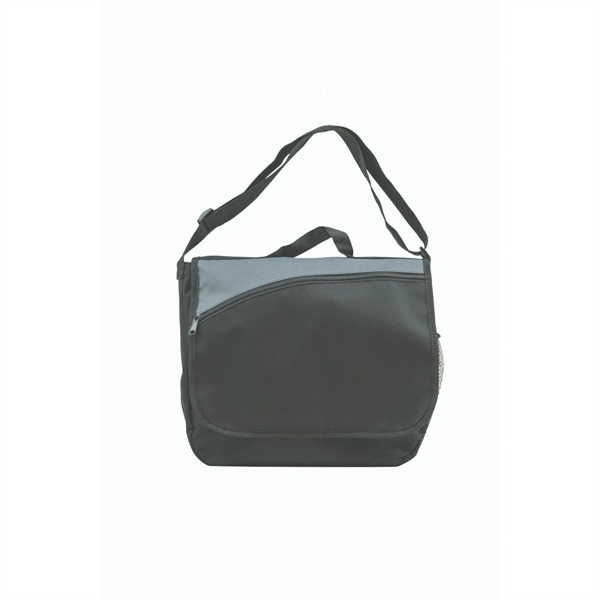 All Purpose Messenger Briefcase. Briefcase with large front flap pocket.... from ASI 74741 NVS Promo Designs, Inc.