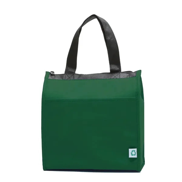 Foil layer Hot/cold lining, open front pocket, zipper closure, drop in... from ASI 74741 NVS Promo Designs, Inc.