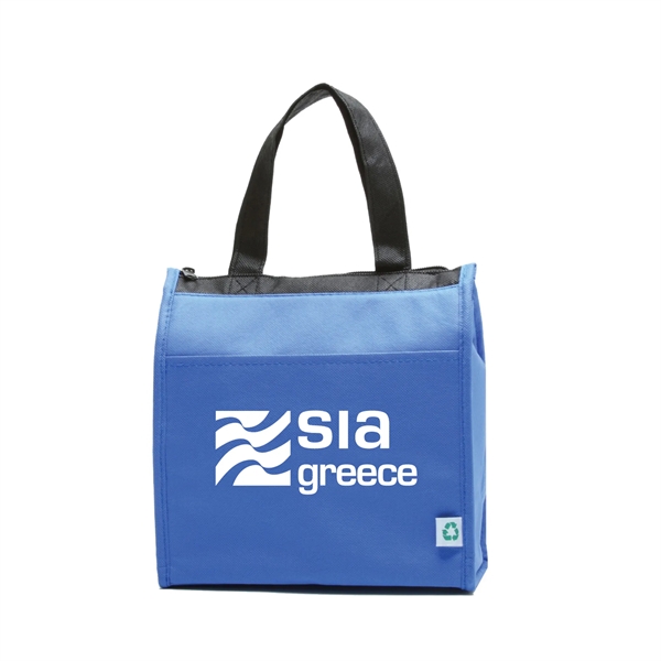 Foil layer Hot/cold lining, open front pocket, zipper closure, drop in... from ASI 74741 NVS Promo Designs, Inc.