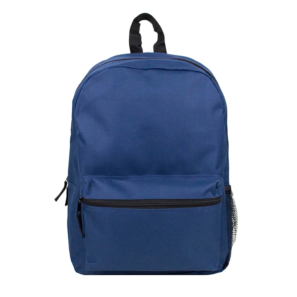 Classic 16" backpack with front zipper pocket; Main zipper compartment with... from ASI 74741 NVS Promo Designs, Inc.