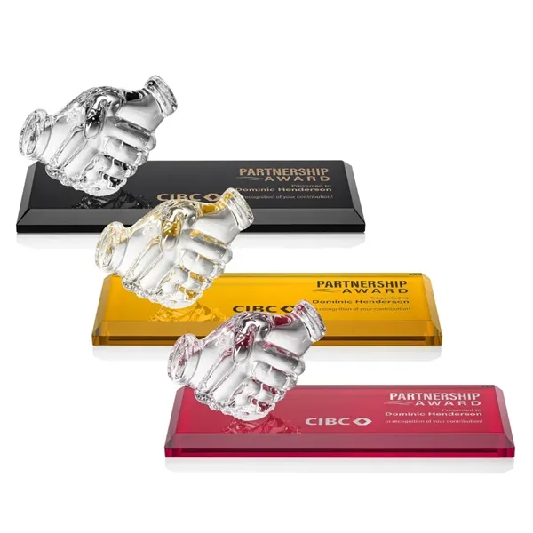 Celebrate teamwork, partnership, and shared success with our striking Northam Shaking... from ASI 84592 St Regis Group / St Regis