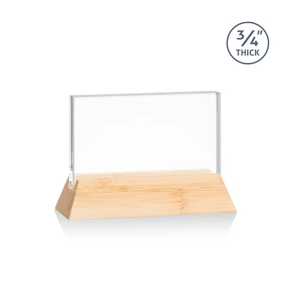 The Walkerton VividPrint™ Award - Starfire/Bamboo is a horizontal 3/4-inch thick... from ASI 84592 St Regis Group / St Regis