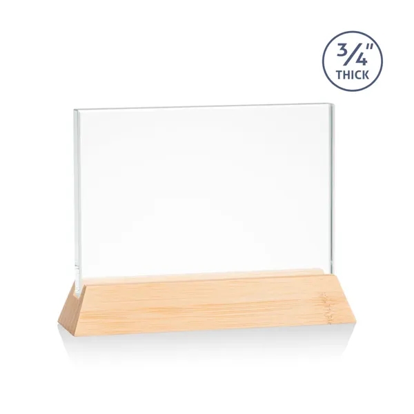 The Walkerton VividPrint™ Award - Starfire/Bamboo is a horizontal 3/4-inch thick... from ASI 84592 St Regis Group / St Regis