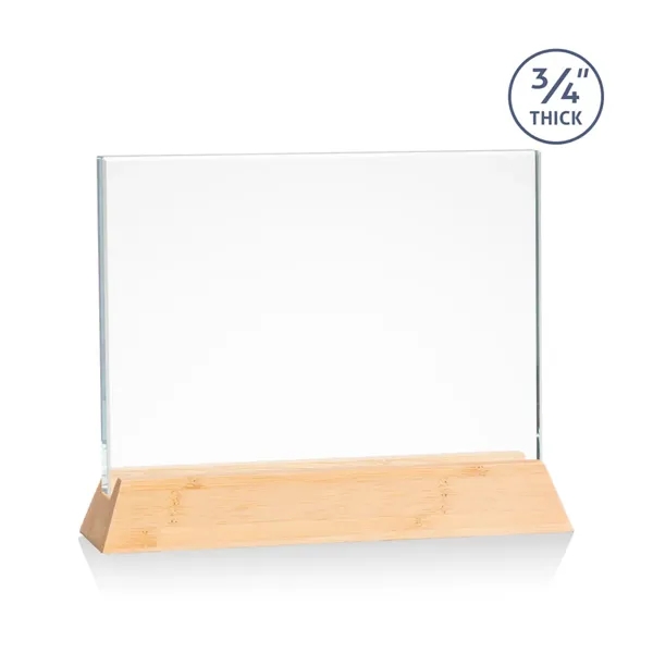 The Walkerton VividPrint™ Award - Starfire/Bamboo is a horizontal 3/4-inch thick... from ASI 84592 St Regis Group / St Regis