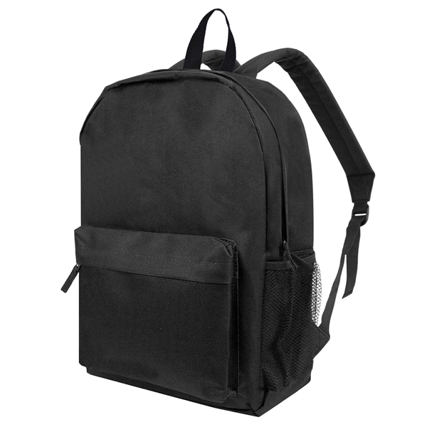 17" backpack with front zipper pocket; Main zipper compartment with double... from ASI 74741 NVS Promo Designs, Inc.