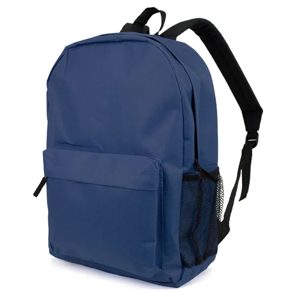 17" backpack with front zipper pocket; Main zipper compartment with double... from ASI 74741 NVS Promo Designs, Inc.