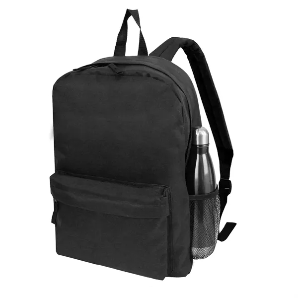 17" backpack with front zipper pocket; Main zipper compartment with double... from ASI 74741 NVS Promo Designs, Inc.