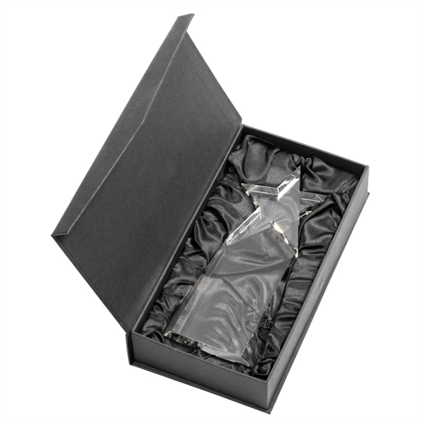 The Vernon Star Vividprint™ Award features a tall Optic Crystal base... from ASI 84592 St Regis Group / St Regis