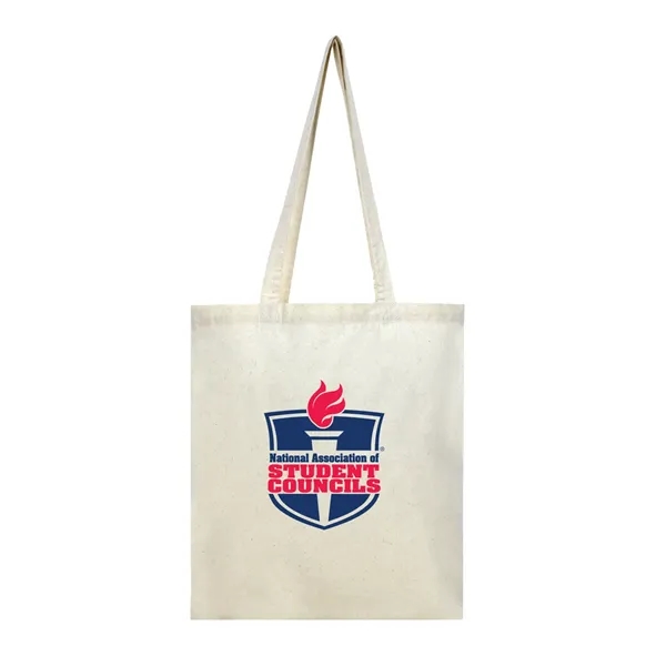 Stay natural with this 5 oz Cotton Canvas Natural-colored tote bag.... from ASI 74741 NVS Promo Designs, Inc.