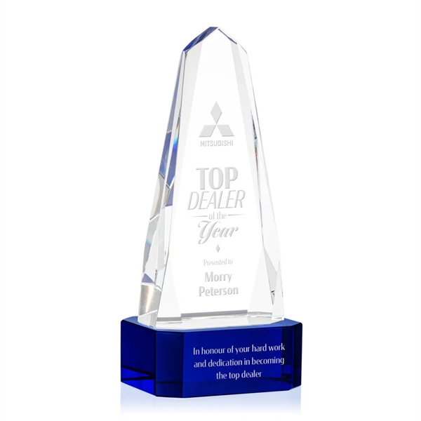 The Optical Crystal Geneva Award on base is an obelisk that... from ASI 84592 St Regis Group / St Regis