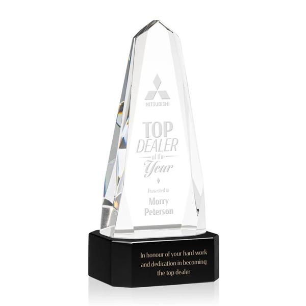 The Optical Crystal Geneva Award on base is an obelisk that... from ASI 84592 St Regis Group / St Regis