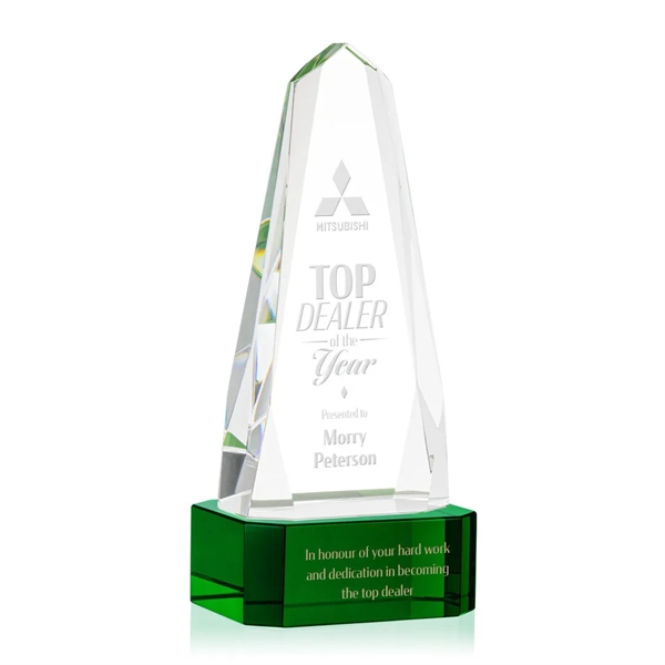 The Optical Crystal Geneva Award on base is an obelisk that... from ASI 84592 St Regis Group / St Regis