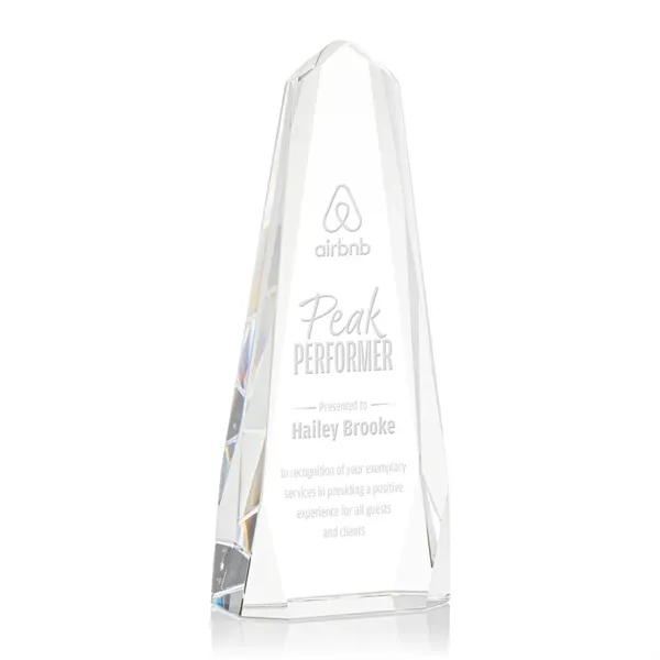 The freestanding Optical Crystal Geneva Award is an obelisk that features... from ASI 84592 St Regis Group / St Regis