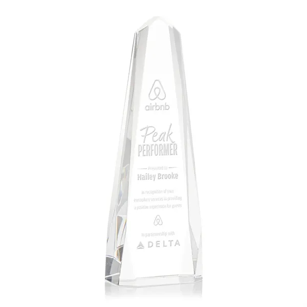 The freestanding Optical Crystal Geneva Award is an obelisk that features... from ASI 84592 St Regis Group / St Regis