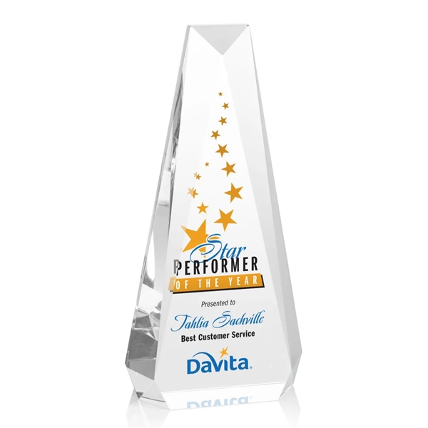 The Optical Crystal Carmel VividPrint™ Award is a substantial freestanding piece... from ASI 84592 St Regis Group / St Regis