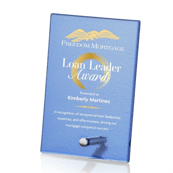 The budget-busting Atchison Rectangle VividPrint™ Award features an elegantly frosted ice... from ASI 84592 St Regis Group / St Regis