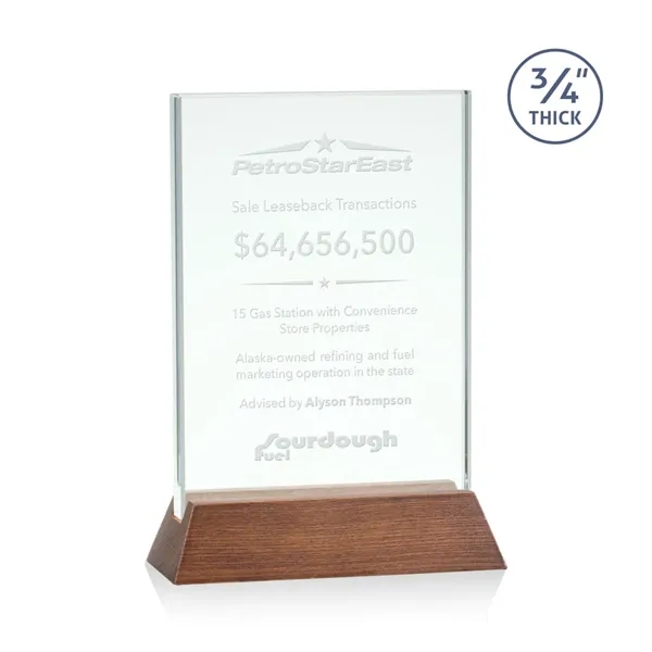 The Walkerton Award - Jade/Walnut is a vertical 3/4-inch thick Jade... from ASI 84592 St Regis Group / St Regis