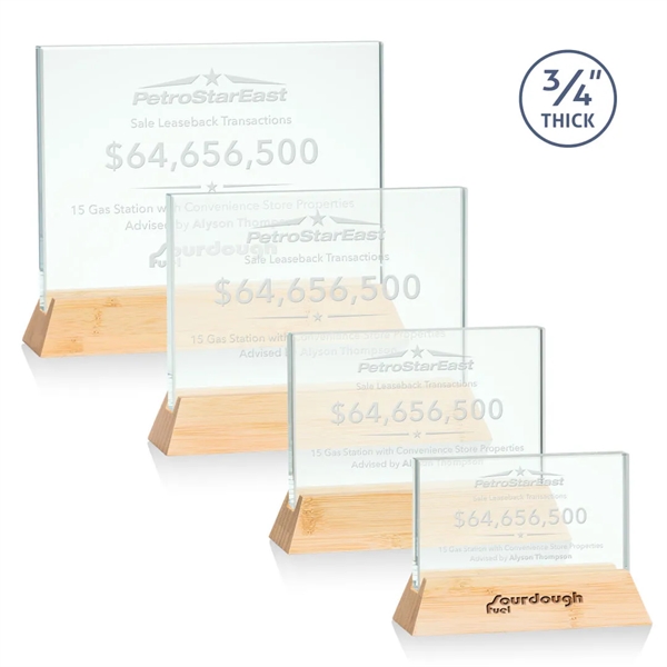The Walkerton Award is a horizontal 3/4-inch thick jade award with... from ASI 84592 St Regis Group / St Regis
