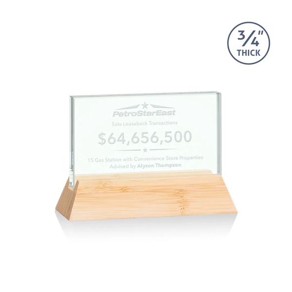 The Walkerton Award is a horizontal 3/4-inch thick jade award with... from ASI 84592 St Regis Group / St Regis