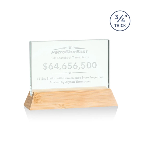 The Walkerton Award is a horizontal 3/4-inch thick jade award with... from ASI 84592 St Regis Group / St Regis