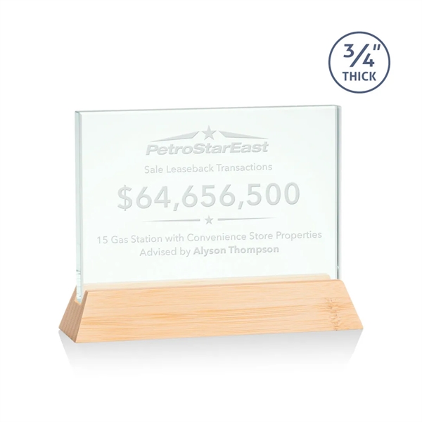 The Walkerton Award is a horizontal 3/4-inch thick jade award with... from ASI 84592 St Regis Group / St Regis